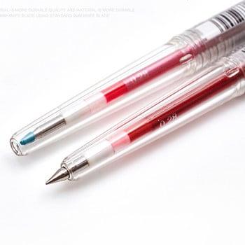 1бр UNI Гел Химикалка 0,28 mm Style Fit Series Монохромна Водна Химикалка UMN-139-28 Цветно мастило Uniball Slim Сменяеми основни канцеларски материали