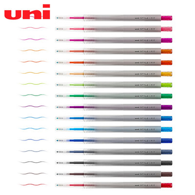 1kom UNI gel olovke 0,28 mm Style Fit serije monokromatske vodene olovke UMN-139-28 Tinta u boji Uniball tanka zamjenjiva dopisnica