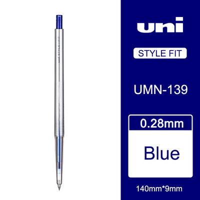 1kom UNI gel olovke 0,28 mm Style Fit serije monokromatske vodene olovke UMN-139-28 Tinta u boji Uniball tanka zamjenjiva dopisnica