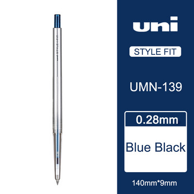 1kom UNI gel olovke 0,28 mm Style Fit serije monokromatske vodene olovke UMN-139-28 Tinta u boji Uniball tanka zamjenjiva dopisnica