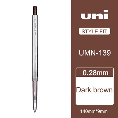 1kom UNI gel olovke 0,28 mm Style Fit serije monokromatske vodene olovke UMN-139-28 Tinta u boji Uniball tanka zamjenjiva dopisnica