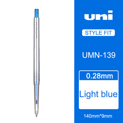 1kom UNI gel olovke 0,28 mm Style Fit serije monokromatske vodene olovke UMN-139-28 Tinta u boji Uniball tanka zamjenjiva dopisnica