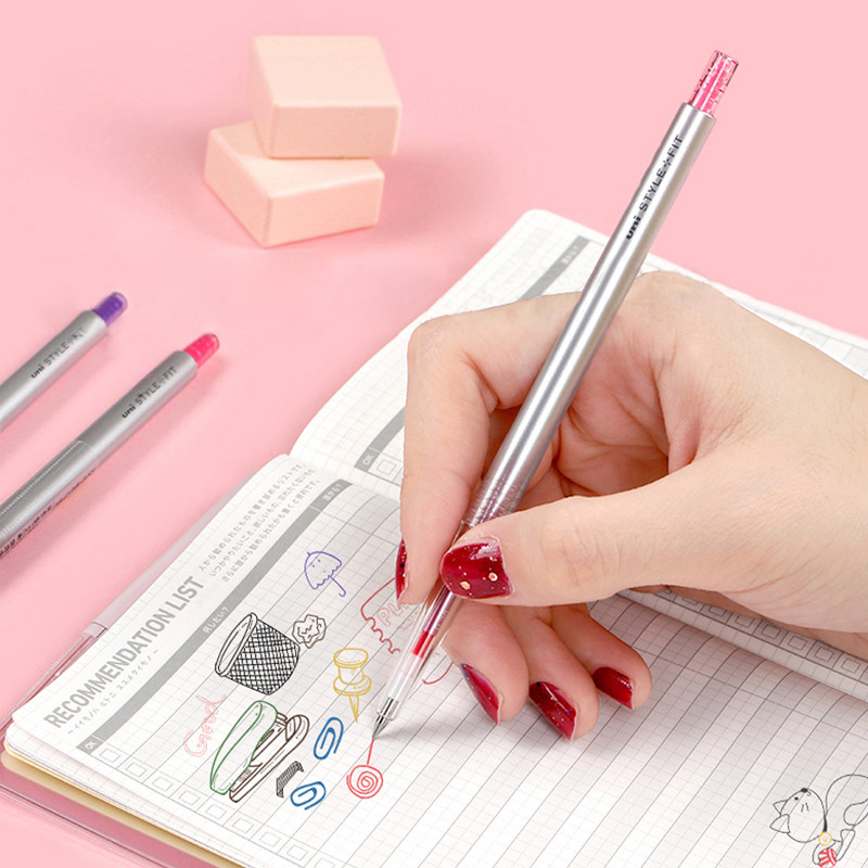 1kom UNI gel olovke 0,28 mm Style Fit serije monokromatske vodene olovke UMN-139-28 Tinta u boji Uniball tanka zamjenjiva dopisnica