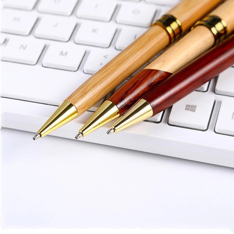 Luksuzna rotirajuća kemijska olovka od sandalovine Osobnost Poslovna olovka s potpisom Školski pribor za pisanje Uredski retro pribor