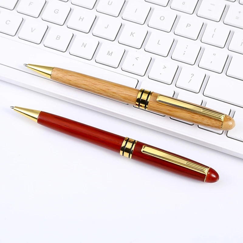 Luksuzna rotirajuća kemijska olovka od sandalovine Osobnost Poslovna olovka s potpisom Školski pribor za pisanje Uredski retro pribor