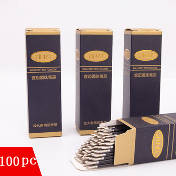 100PCS/Σετ 107mm Στυλό Ανταλλακτικά Μπλε/Μαύρο/Κόκκινο 0,5mm Μόλυβδος κεφαλής 0,5mm Προμήθειες γραφής μαθητών Mb κυλινδρικό στυλό υψηλής ποιότητας