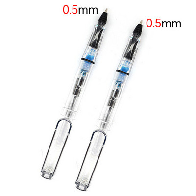 2 kom/lot prozirna gel olovka 0,38/0,5 mm kaligrafska olovka za potpis koja upija tintu Zamjenjiva vrećica za tintu i olovka za upijanje tinte Nova olovka