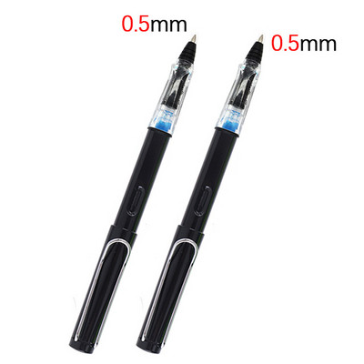 2 kom/lot prozirna gel olovka 0,38/0,5 mm kaligrafska olovka za potpis koja upija tintu Zamjenjiva vrećica za tintu i olovka za upijanje tinte Nova olovka