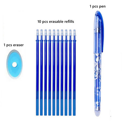 Haile Kawaii Magic Erasable Pens Slatke gel olovke za dopunjavanje Set štapića Pisaći materijal za bilježnicu Školski uredski pribor Gel Ink Pen