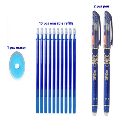 Haile Kawaii Magic Erasable Pens Slatke gel olovke za dopunjavanje Set štapića Pisaći materijal za bilježnicu Školski uredski pribor Gel Ink Pen