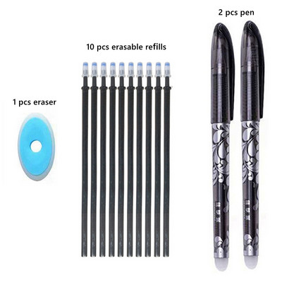 Haile Kawaii Magic Erasable Pens Slatke gel olovke za dopunjavanje Set štapića Pisaći materijal za bilježnicu Školski uredski pribor Gel Ink Pen