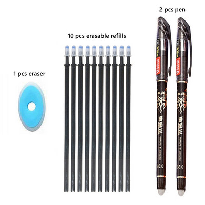 Haile Kawaii Magic Erasable Pens Slatke gel olovke za dopunjavanje Set štapića Pisaći materijal za bilježnicu Školski uredski pribor Gel Ink Pen