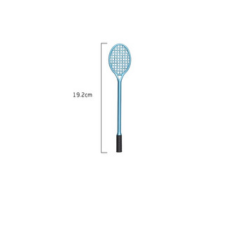 4 τμχ Στυλό ρακέτας τένις 0,5 χιλιοστά Μαύρο μελάνι Στυλό Εργαλεία γραφής Sport Badminton Novelty Γραφείο Σχολείο A6801