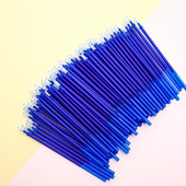 50 vnt./pak. Korėjos ištrinamo gelio rašiklio rašalo, juodos mėlynos blykstės kasetės mokyklinės biuro reikmenys, stacionarios raštinės reikmenys