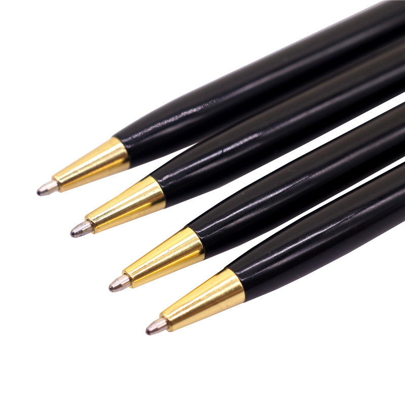 10~8~5~4~3~2~1 vnt Didmeninė prekyba biuro reikmenimis Tušinukas 0,7 mm mėlynos spalvos rašalas, plonas metalinis tušinukas senjorams dovanų rašiklis