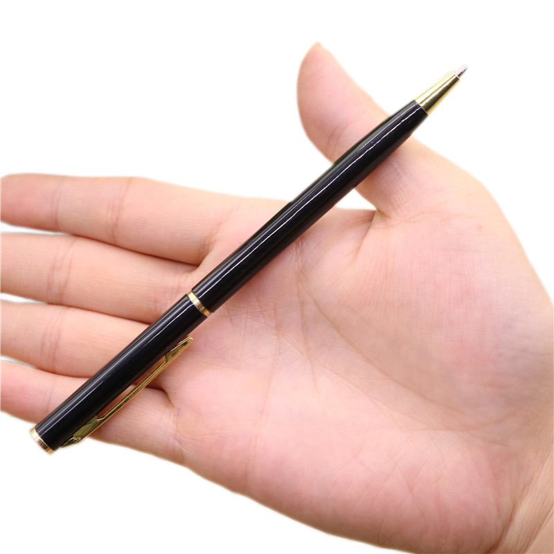 10~8~5~4~3~2~1 vnt Didmeninė prekyba biuro reikmenimis Tušinukas 0,7 mm mėlynos spalvos rašalas, plonas metalinis tušinukas senjorams dovanų rašiklis