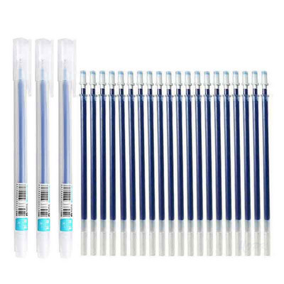 23 buc/lot 0,5 mm Set de reîncărcare stilou cu gel pentru birou, pix pentru semnătură, roșu, albastru, negru, tijă de reumplere pentru mânere, rechizite școlare, papetărie pentru examen