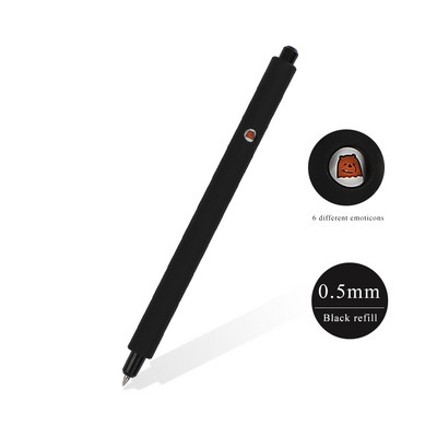 JIANWU 1 kom 0,5 mm slatki medvjed anime gel olovka crna ružičasta bijela jednobojna kawaii neutralna olovka školski uredski pribor dječji pribor