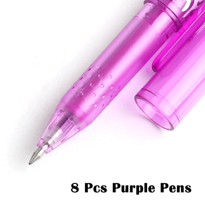Olovka 8 kom./komplet Gel olovka Kawaii Erasable Pen Čarobna gel olovka Set Školski uredski pribor za pisanje Učenički pribor Školski pribor