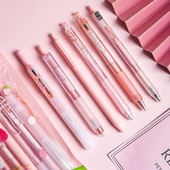 6 ks Kawaii gélové pero farebný zvýrazňovač sada detských študentských písacích pier Ins kórejské japonské Kawaii školské kancelárske potreby