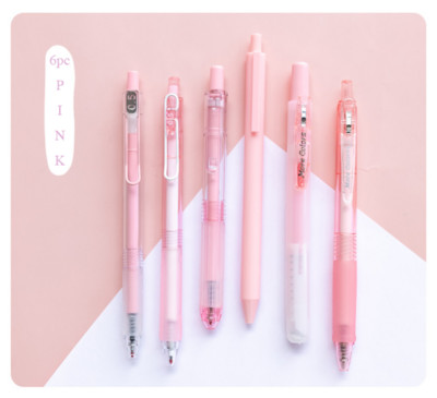 6 ks Kawaii gélové pero farebný zvýrazňovač sada detských študentských písacích pier Ins kórejské japonské Kawaii školské kancelárske potreby
