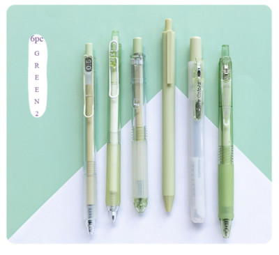 6 ks Kawaii gélové pero farebný zvýrazňovač sada detských študentských písacích pier Ins kórejské japonské Kawaii školské kancelárske potreby