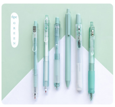 6 ks Kawaii gélové pero farebný zvýrazňovač sada detských študentských písacích pier Ins kórejské japonské Kawaii školské kancelárske potreby