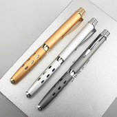 Lungime 11,7 CM Pixuri cu bilă din metal de lux, școală, afaceri, birou, semnătură, stilou cu role pentru scris, articole de papetărie pentru studenți