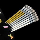 3Pcs/Set Veliki kapacitet 0,6 mm Bijela gel olovka s finim vrhom Highlighter Marker Olovka Crtanje skica Umjetnički markeri Komični dizajn Umjetnički pribor