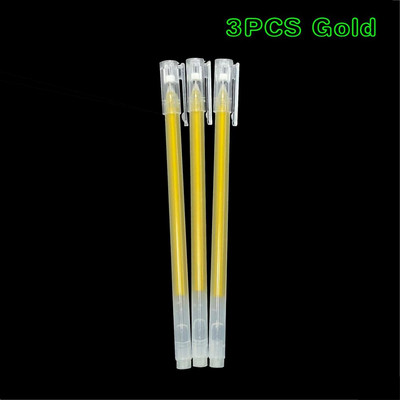 3Pcs/Set Veliki kapacitet 0,6 mm Bijela gel olovka s finim vrhom Highlighter Marker Olovka Crtanje skica Umjetnički markeri Komični dizajn Umjetnički pribor