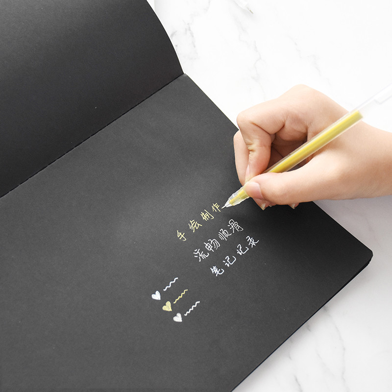 3Pcs/Set Veliki kapacitet 0,6 mm Bijela gel olovka s finim vrhom Highlighter Marker Olovka Crtanje skica Umjetnički markeri Komični dizajn Umjetnički pribor