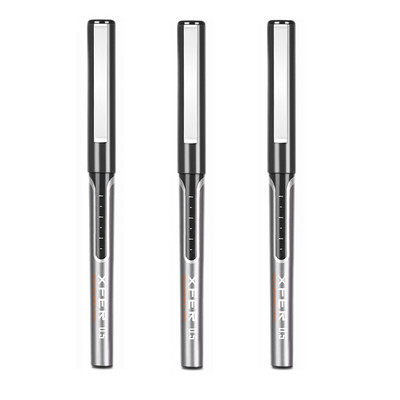 3 kom. 0,5 mm gel olovka s tekućom tintom i velikim kapacitetom, prozirna olovka s potpisom, ispit, pisanje, financije, školski uredski pribor