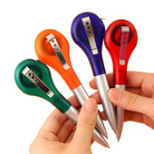 1 kom kreativna olovka za mjerenje, višenamjenska plastična kemijska olovka, prijenosna kemijska olovka, uredski i školski pribor