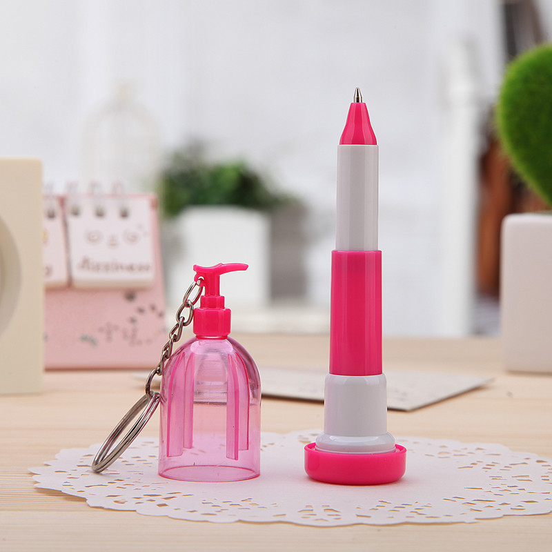 2 komada slatke kemijske olovke za modeliranje sapuna za ruke 0,38 mm Teleskopska olovka s plavom tintom Kawaii pribor za učenje Pribor za učenje Kreativni dar