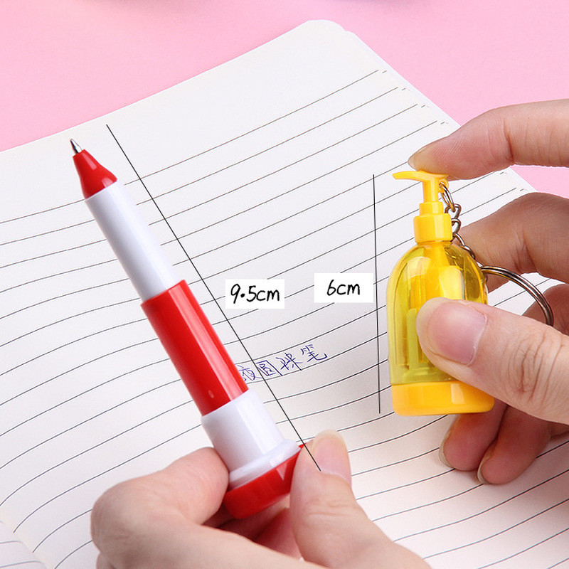 2 komada slatke kemijske olovke za modeliranje sapuna za ruke 0,38 mm Teleskopska olovka s plavom tintom Kawaii pribor za učenje Pribor za učenje Kreativni dar