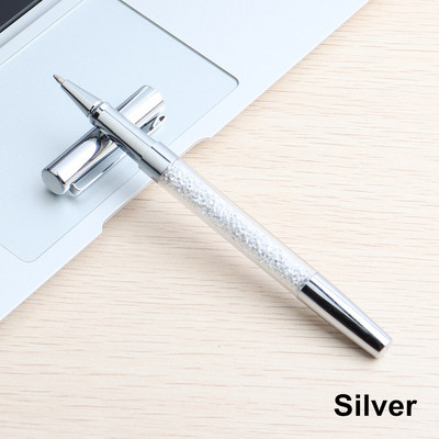 Baikingift Diamond Crystal Pen Kemijska olovka Prsten Wedding Office 0,7 mm Studentska dopisnica za dar Prilagođeni logo
