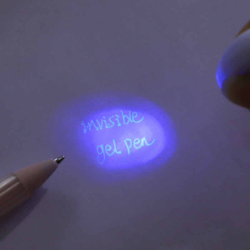 Pen gel invizibil fluorescent creativ, decorare jurnal drăguț, desen pentru student, stilou invizibil, papetărie Kawaii, consumabile de scris