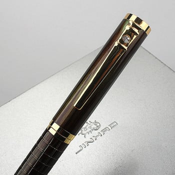 Висококачествена 8035 луксозна 0,7 мм ролкова химикалка Училищни и офис консумативи Метална химикалка за студентски канцеларски материали Подарък химикалка