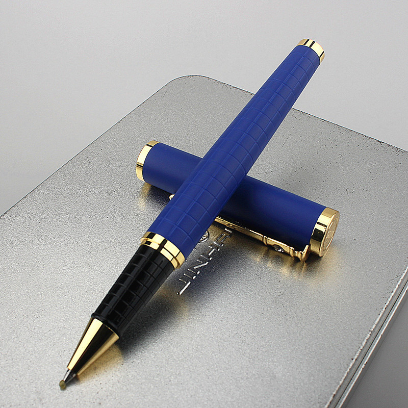 Augstas kvalitātes 8035 luksusa 0,7 mm rullīšu pildspalva skolas un biroja piederumiem metāla lodīšu pildspalva studentu kancelejas preču dāvanu pildspalvai