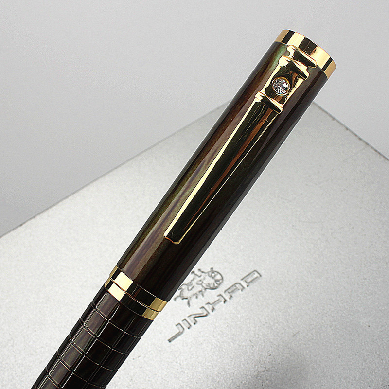 Augstas kvalitātes 8035 luksusa 0,7 mm rullīšu pildspalva skolas un biroja piederumiem metāla lodīšu pildspalva studentu kancelejas preču dāvanu pildspalvai