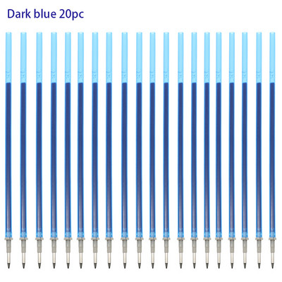 6 buc. stilou reinscriptibil 0,5 mm reîncărcare cu cerneală albastră/neagră stilou magic pentru examene pentru elevi de școală, instrument de înlocuire, articole de papetărie pentru scris