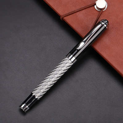 Pix din fibră de carbon, 230, pix pentru semnătură din metal, auriu, negru, papetărie, rechizite școlare de birou, pixuri cu cerneală pentru scris