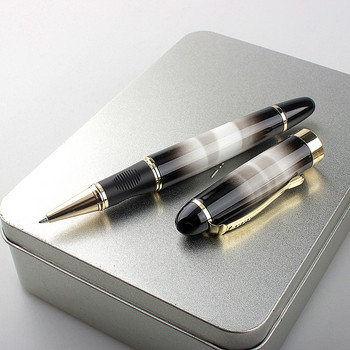 Jinhao X450 Висококачествена луксозна метална гел химикалка Писаща ролкова писалка Офис Училищна стационарна химикалка 0,7 мм Химикалки