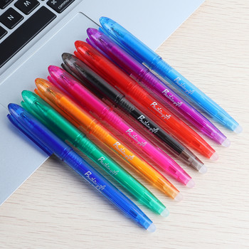 4/24 PCS kawaii Erasable Pen Подходящи пълнители Цветни 8 цветни инструменти за креативно рисуване Сладки комплекти гел химикалки Училищни канцеларски материали