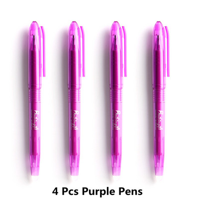 4/24 PCS kawaii dzēšama pildspalva Piemērota uzpilde Krāsaini 8 krāsu radošie zīmēšanas rīki Jauki gēla pildspalvu komplekti Skolas biroja kancelejas preces