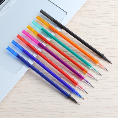 4/24 PCS kawaii dzēšama pildspalva Piemērota uzpilde Krāsaini 8 krāsu radošie zīmēšanas rīki Jauki gēla pildspalvu komplekti Skolas biroja kancelejas preces