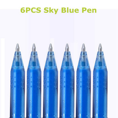 Pix cu gel ștergabil 8 culori Pix ștergător Set de tije de reumplere Stiluri Curcubeu Mâner lavabil Desen creativ Pixuri de papetărie pentru școală