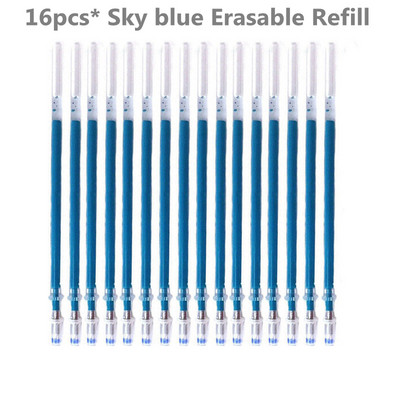 Pix cu gel ștergabil 8 culori Pix ștergător Set de tije de reumplere Stiluri Curcubeu Mâner lavabil Desen creativ Pixuri de papetărie pentru școală