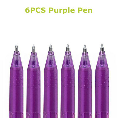 Pix cu gel ștergabil 8 culori Pix ștergător Set de tije de reumplere Stiluri Curcubeu Mâner lavabil Desen creativ Pixuri de papetărie pentru școală