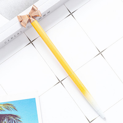 1 kom kawaii kemijska olovka Školski uredski pribor Tiskanice Roman Slatka mašna Metalna luksuzna marka visokokvalitetne vrteće se vjenčane slatke